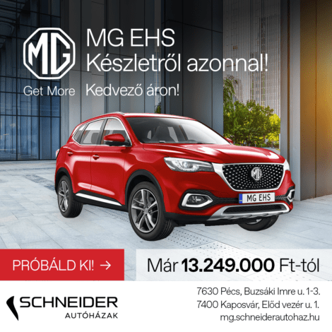 Készleten lévő MG EHS modellek kedvező áron!