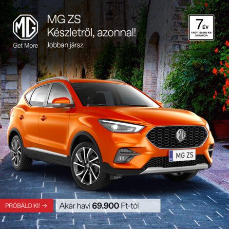 Dupla akció MG ZS modelleinkre!