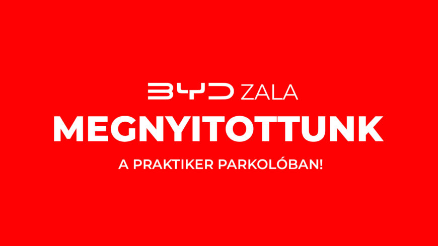Új BYD értékesítési pont nyílt Zalaegerszegen