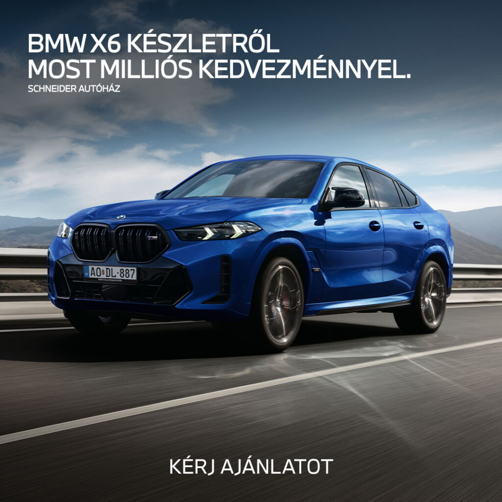BMW X6 – akár 10 millió Ft kedvezmény